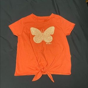 NWOT girls tie knot shirt